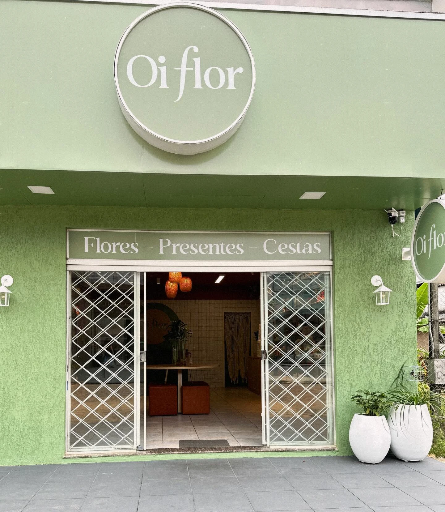 Fachada da loja Oi Flor na Rua da Rima, Ji-Paraná